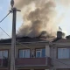Bursa’nın İnegöl ilçesinde apartmanın çatısı alev alev yandı