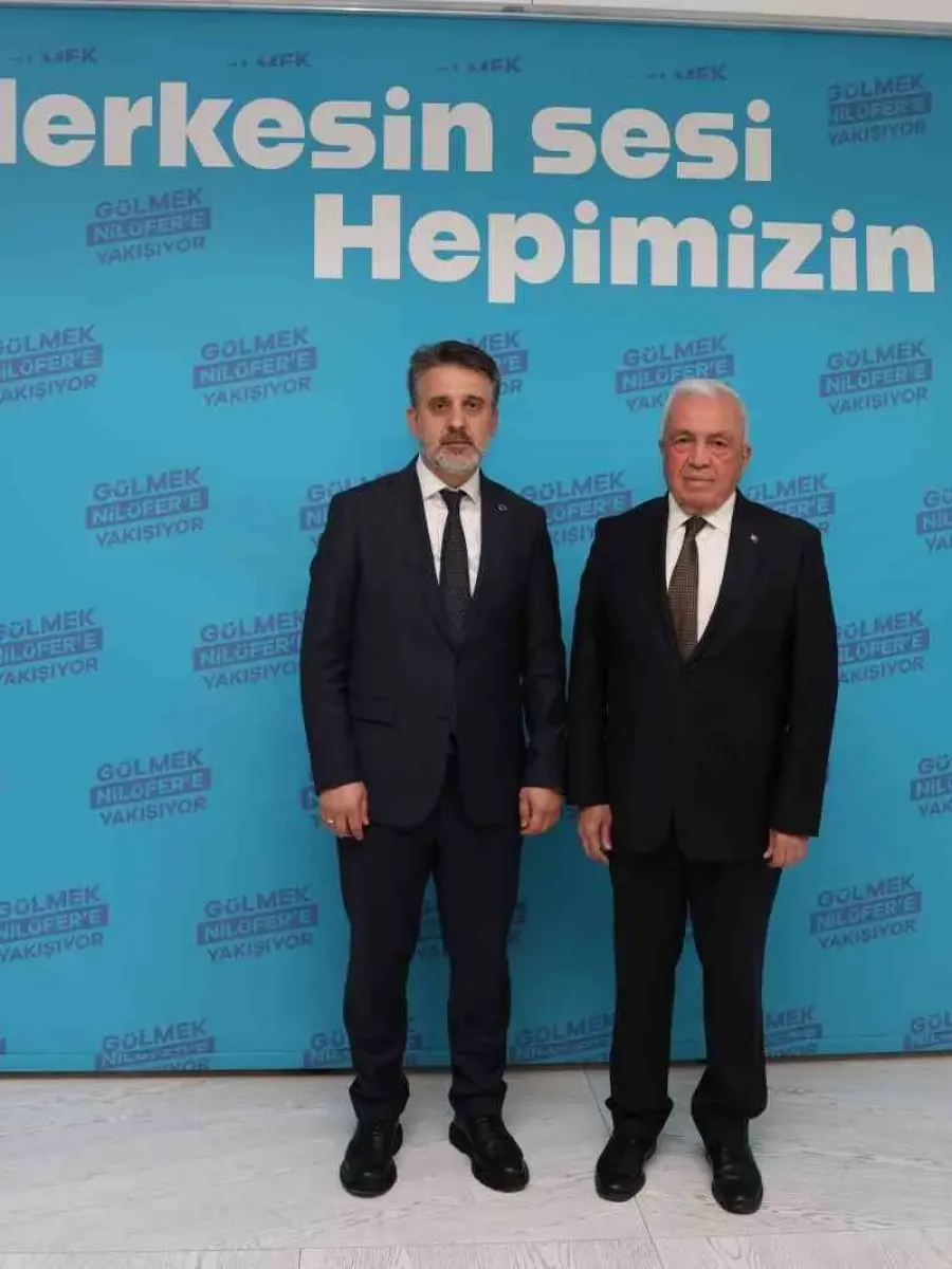 Nilüfer Belediye Başkanı Özdemir, Bursa Büyükşehir Belediye Başkan Vekili Biba’yı ağırladı