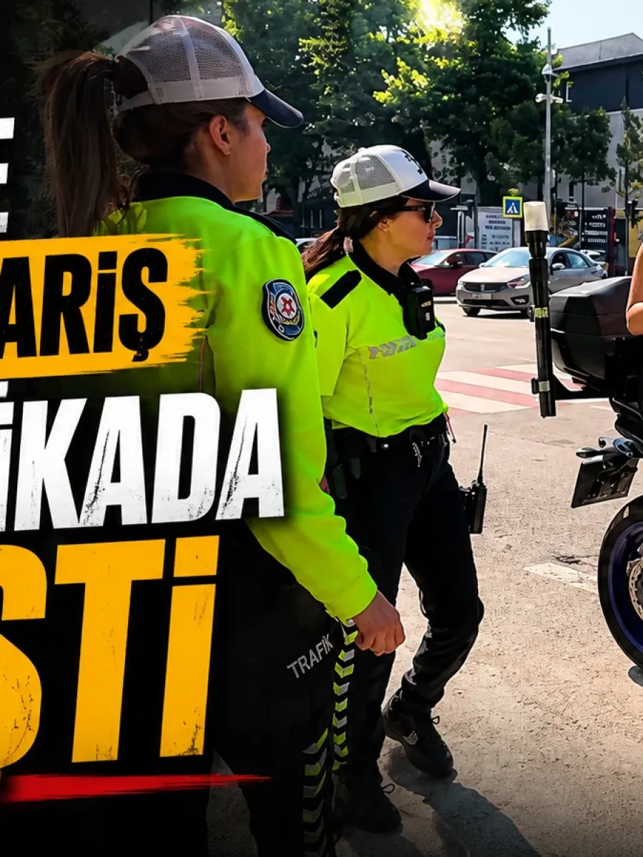 İnegöl’de motosikletli polis öğrenciyi YKS’ye son dakikada yetiştirdi