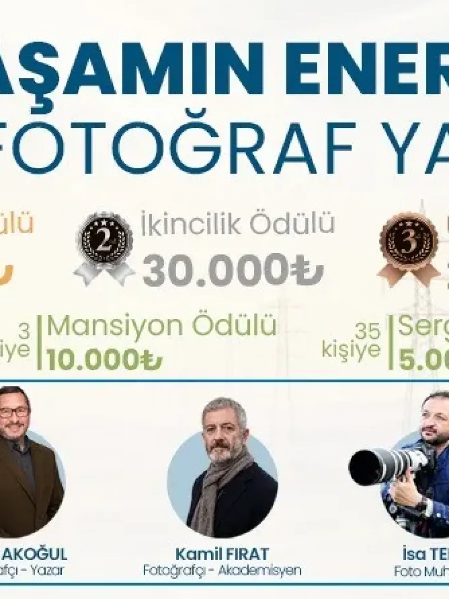"Yaşamın Enerjisi" ulusal fotoğraf yarışması başladı