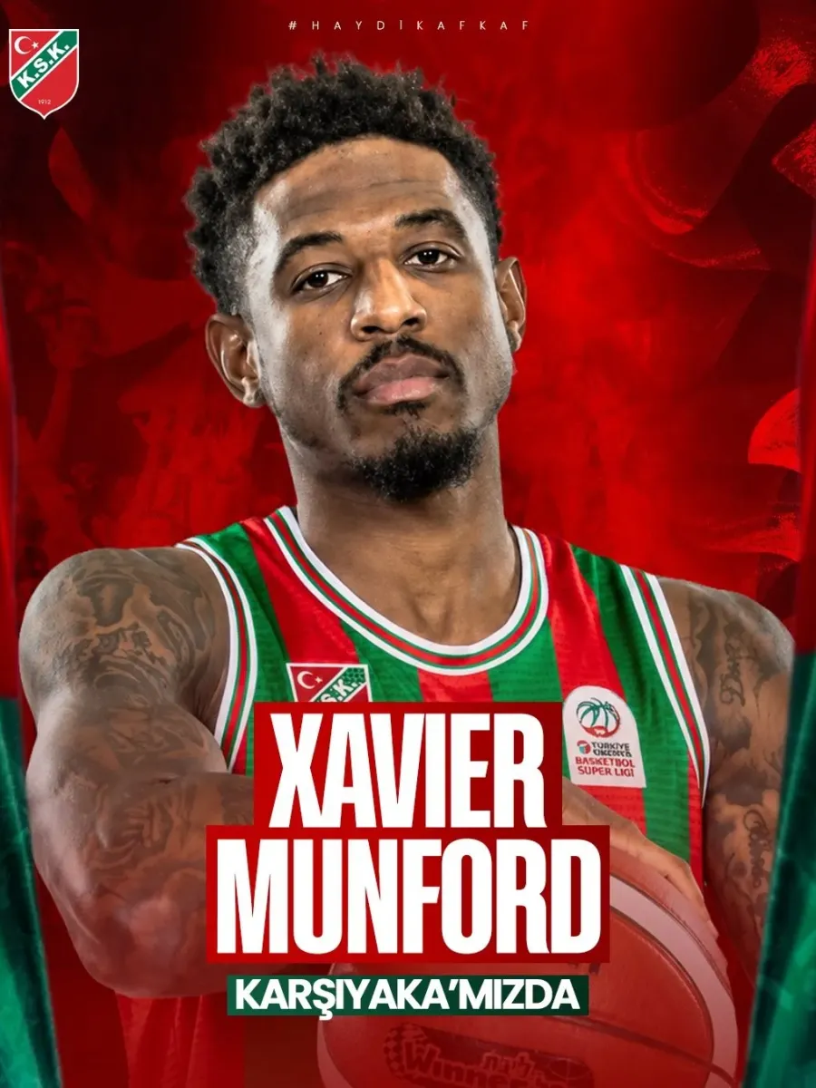 Karşıyaka Basketbol, Xavier Munford’u kadrosuna kattı