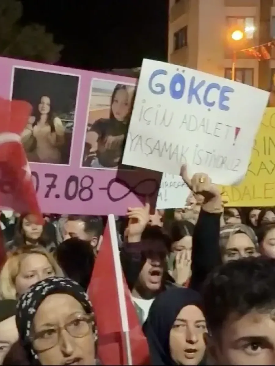 Bursa’da cinayete kurban giden Gökçe için yürüyüş düzenlendi
