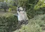 Sollama yaparken takla atıp ağaçlık alan uçtu