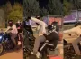 İnegöl’de motosiklet şovu kazayla bitti! O anlar kamerada
