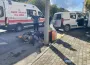 Eğitim pistinde feci kaza!