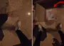 Paspası kaldıran kurye büyük şok yaşadı!