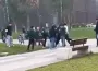 İnegöl Kent Meydanı’nda iki genç grup arasında kavga
