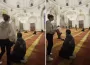 Gençlerden camide tepki çeken hareket!