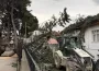 Okul bahçesinde korku dolu anlar! Tatil olmasaydı...