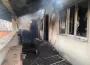 İnegöl'de kış günü evsiz kaldı