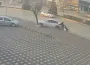 Alanyurt Yolu’nda korku dolu anlar! Motosiklet sürücüsü yaralandı