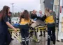 İnegöl'de kafa kafaya çarpıştılar! Sürücü hastaneye kaldırıldı