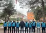 İnegöl'de öğrencilerden şehit kabirlerine bayram temizliği