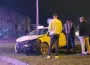 İnegöl'de kaza sonrası araba paramparça oldu