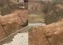 İnegöl'de korkutan görüntü! Okulun duvarı çöktü