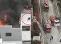 Yangın çıkan çatıda can pazarı!
