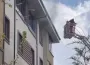 Alanyurt'ta korkutan yangın! 3 çocuk mahsur kaldı