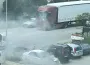 Hastane otoparkında alev topuna döndü!