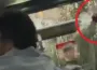 Otobüste korku dolu anlar! Alkol şişesini...