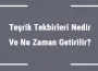 Teşrik tekbiri okunuşu ve anlamı: Arapça metin, Türkçe meali