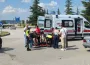 İnegöl'de Motosikletli kadınlar kazada yaralandı