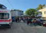 Çatı tadilatında çıkan yangın çalışanlarca söndürüldü
