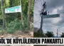 İnegöl'de köylülerden pankartlı tepki!
