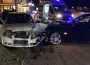 İnegöl’de korkutan çarpışma! İki araç kafa kafaya girdi