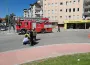 İnegöl'de cadde ortasında korku dolu anlar! Bir anda patladı
