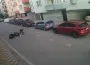 Aniden yola fırlayan çocuğa motosiklet çarptı