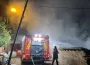 İnegöl Halhalca'da samanlık yangınına mahalleli müdahale etti