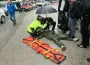 İnegöl'de yaralıyı yağmurdan koruyan kadın polise ödül!