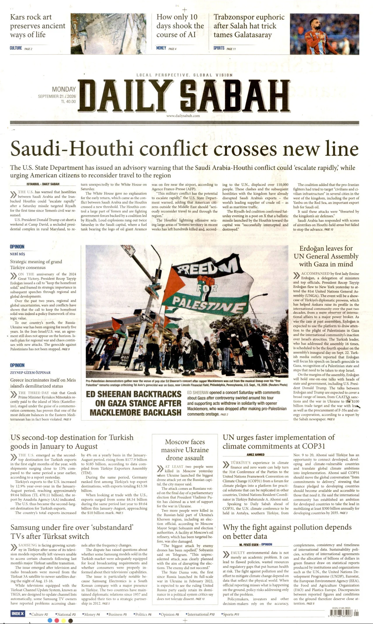 Daily Sabah Bugun