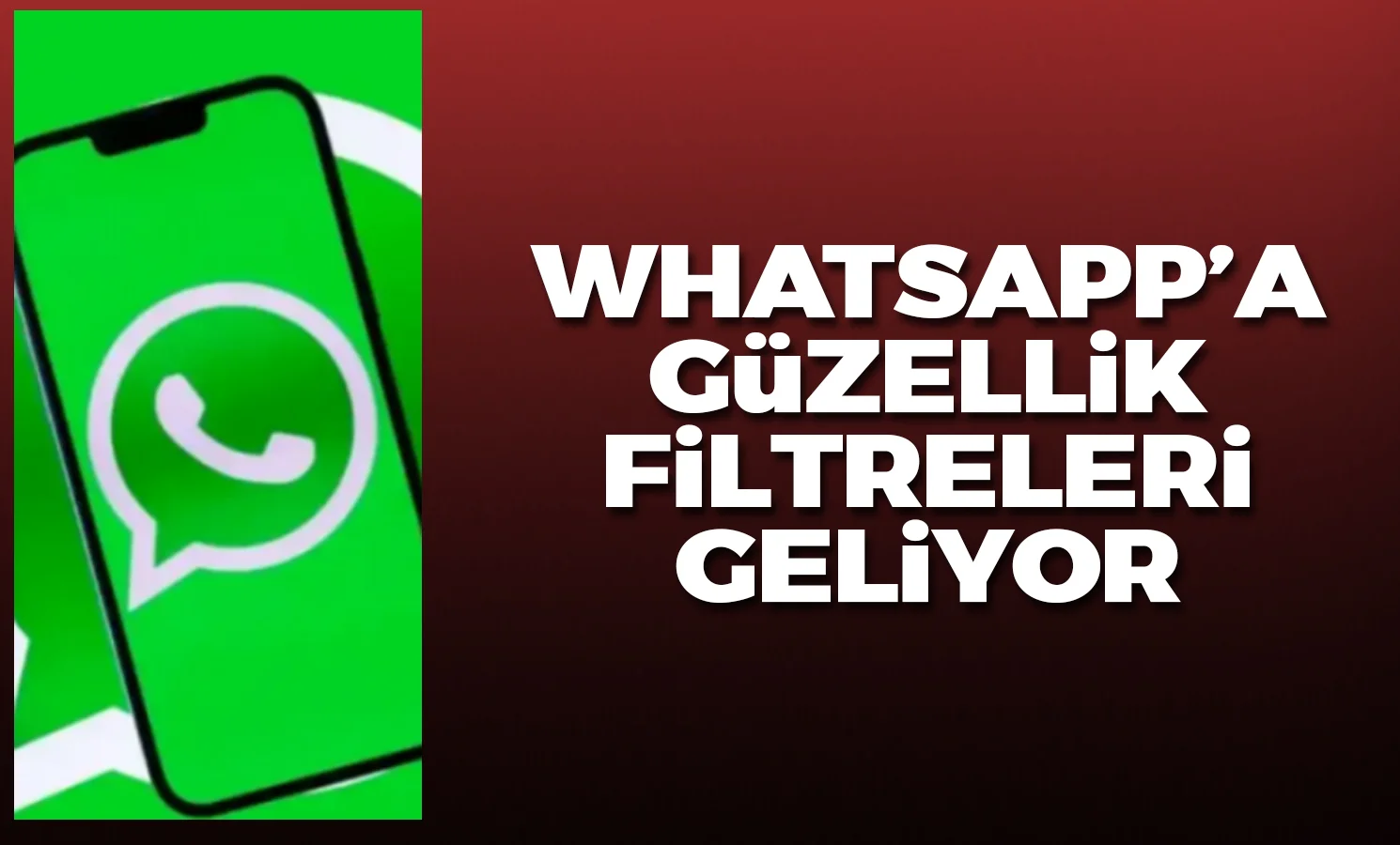 Whatsapp'a güzellik filtreleri geliyor