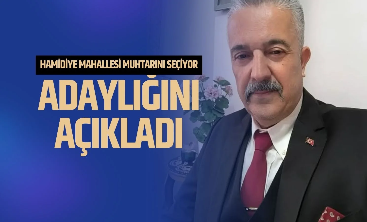 Hamidiye'de Muhtarlık Yarışı Başladı: Ali Aras Adaylığını Açıkladı