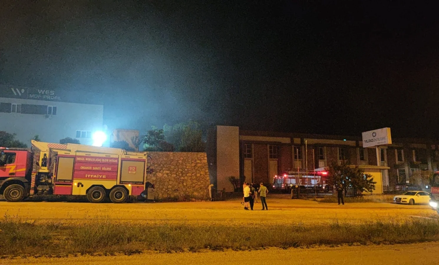 2. OSB'de korkutan yangın