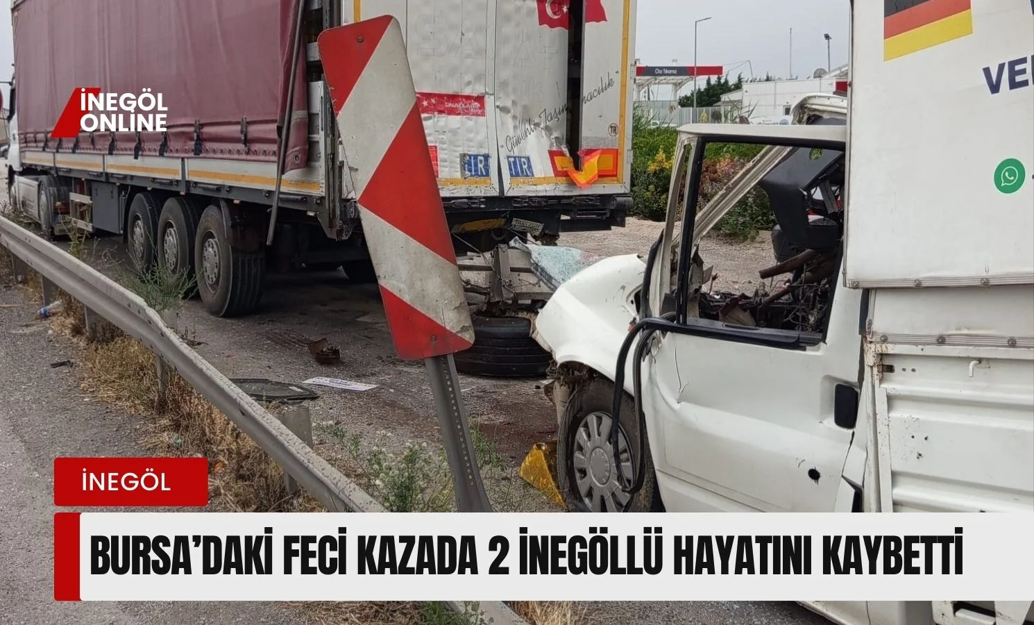 Bursa’daki feci kazada 2 İnegöllü hayatını kaybetti