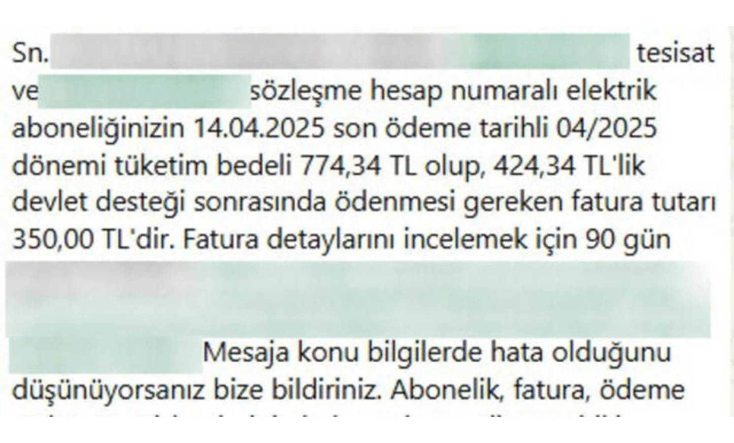 Elektrik Faturasına Devlet Desteği Sınırlaması Geldi!