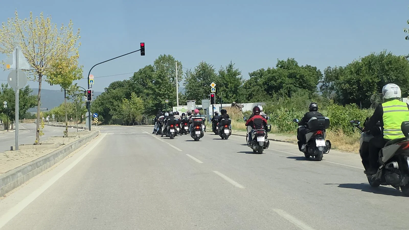 İnegöl’de Motorcular Trafikte Örnek Oldu