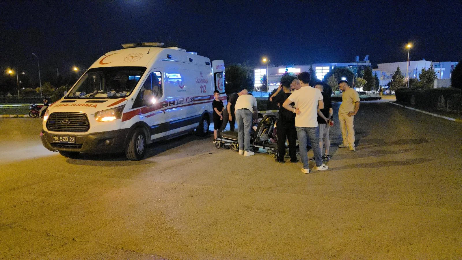 Dengesini kaybeden sürücü hastanelik oldu