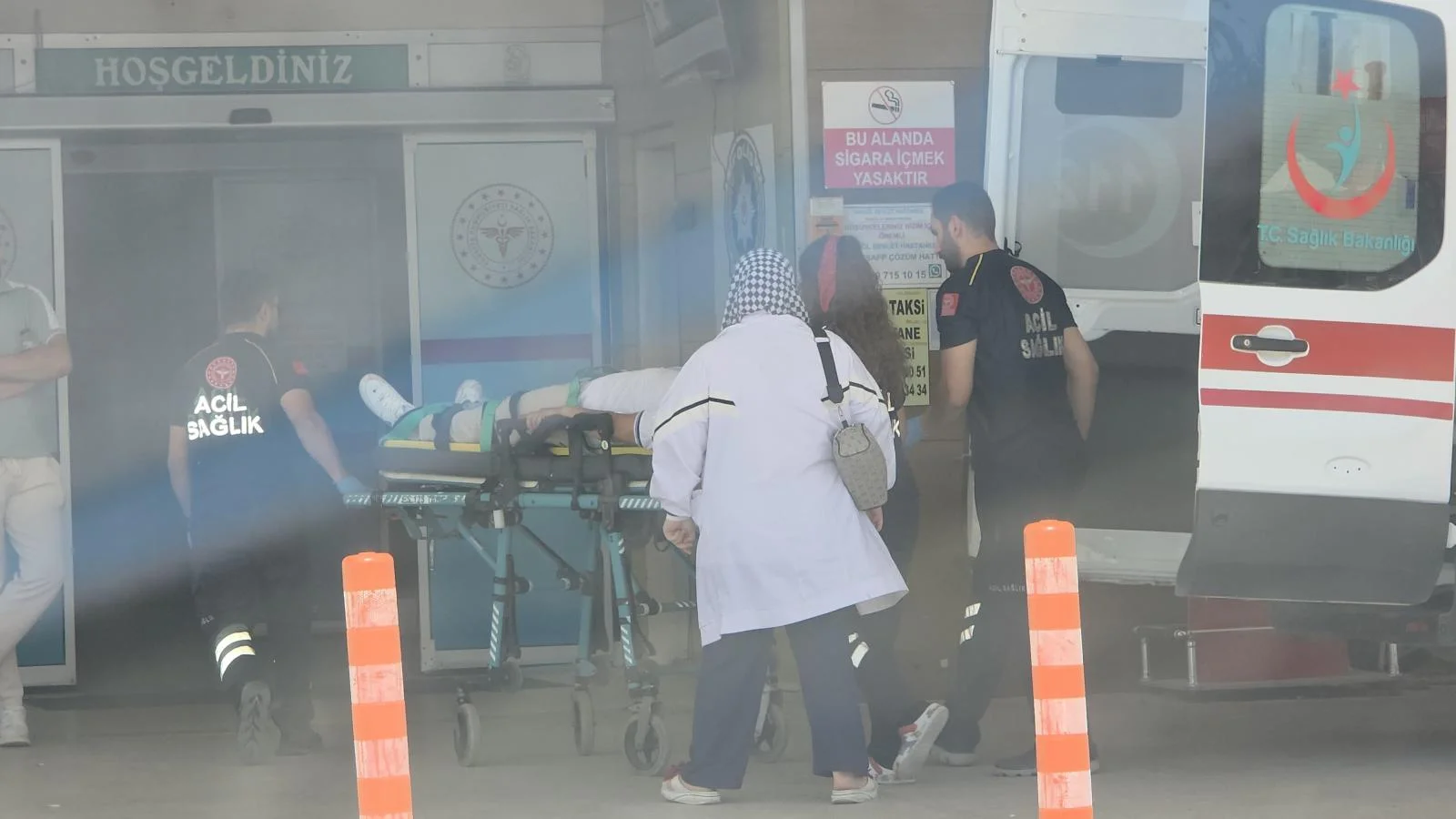 İnegöl'de talihsiz adam ölümden döndü!