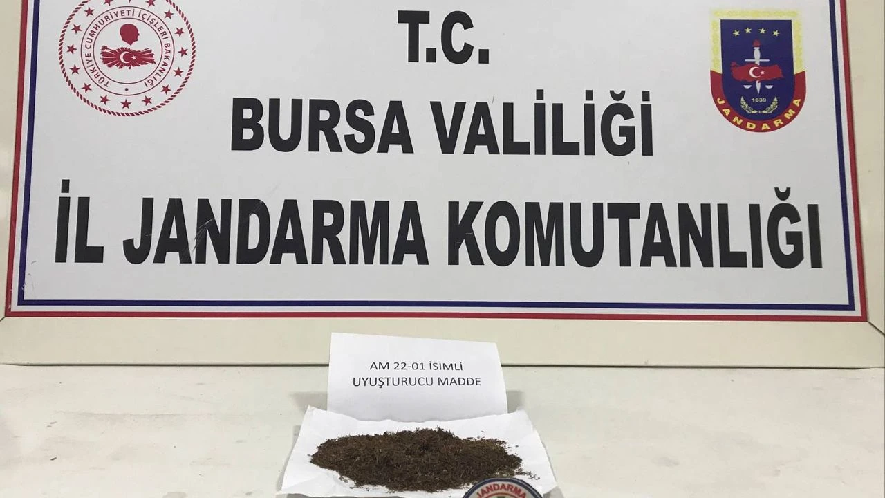 İnegöl'de jandarma tarafından yakalandı!