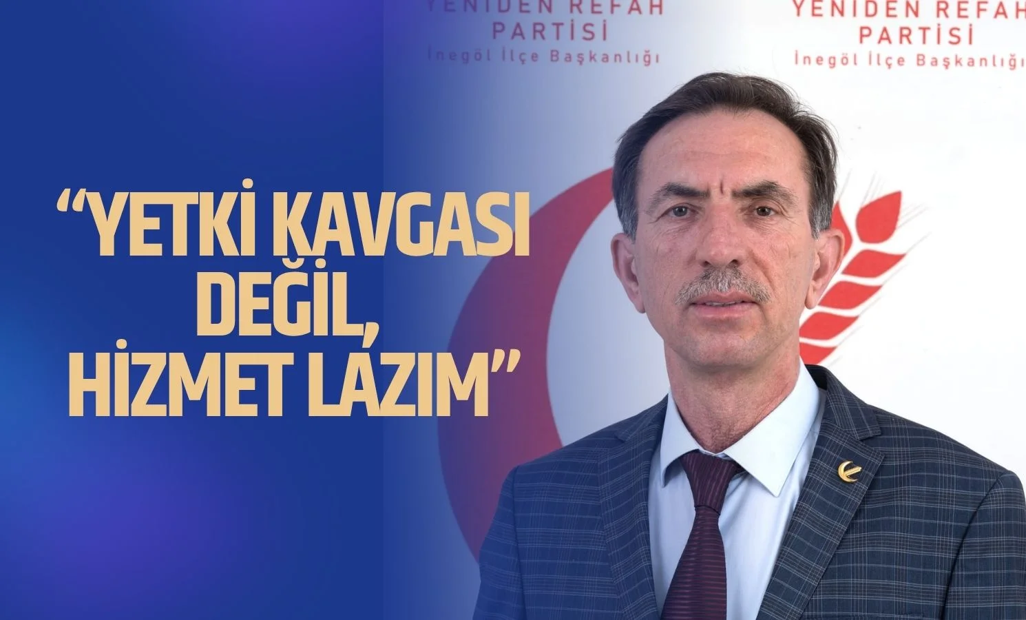 İnegöl altyapısına tepki: “Yetki kavgası değil, hizmet lazım”