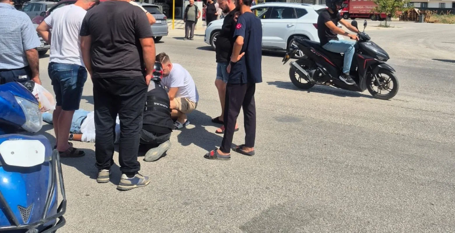 İnegöl'de korkulu anlar! Gören yardıma koştu