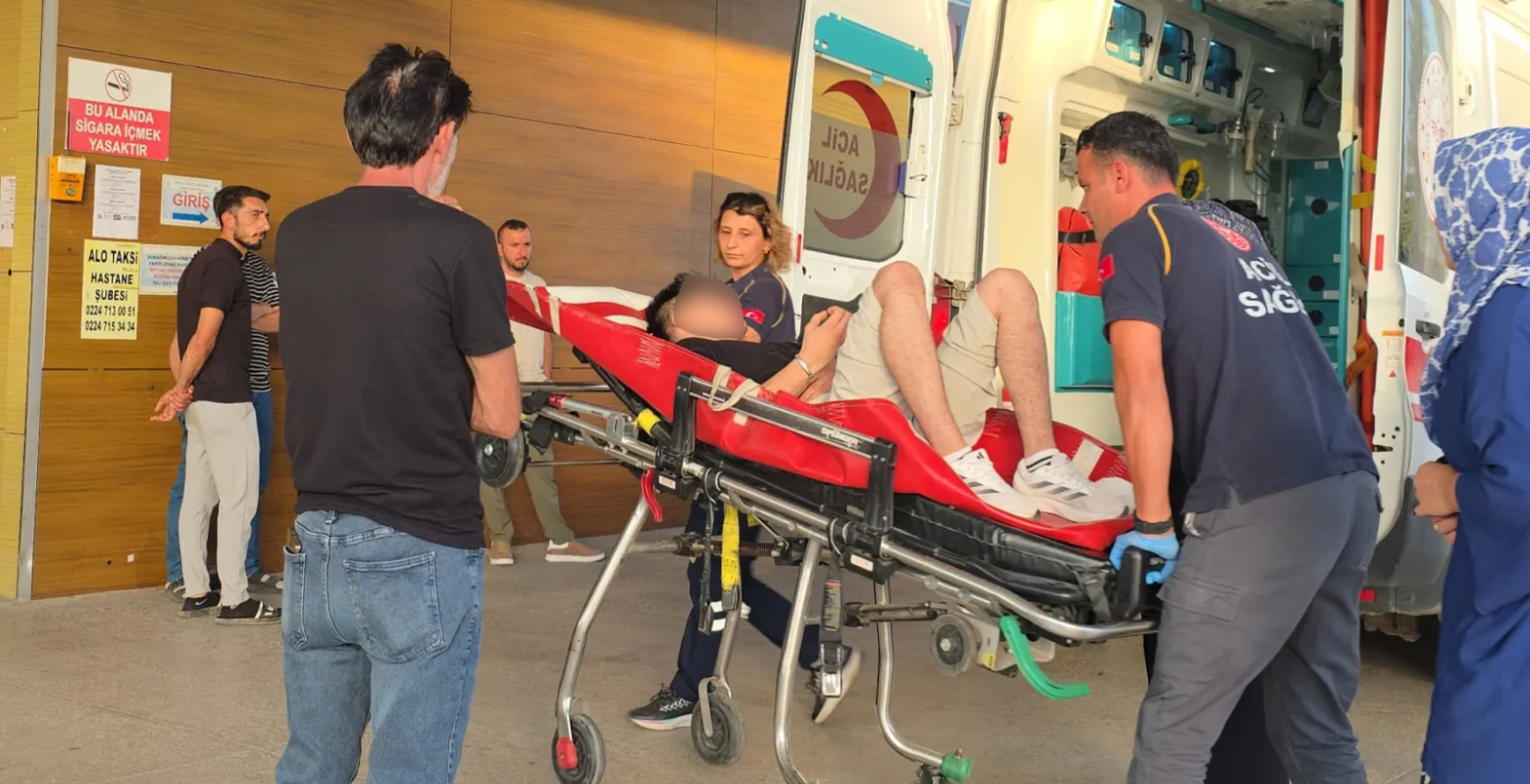İnegöl'de asansör faciası kıl payı atlatıldı