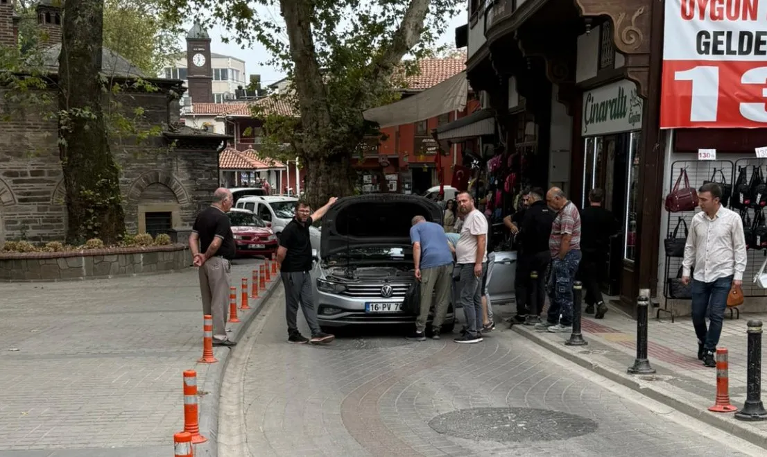 İnegöl’de Araç Arızası Trafiği Felç Etti