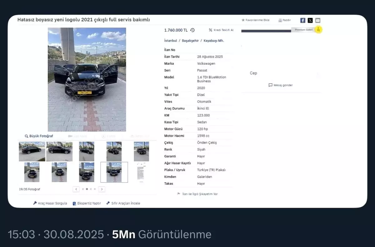 Aracın kilometresini düşüren galericiye ibretlik ceza!