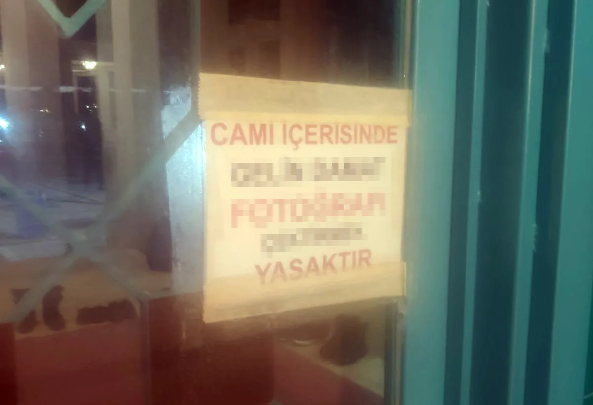 İnegöl OSB Camisi’nde düğün fotoğrafı yasağı getirildi