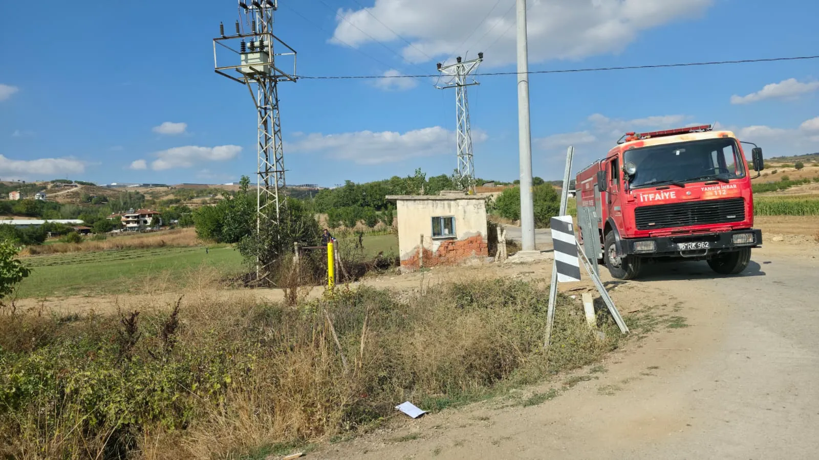 İnegöl'de yangın paniği!