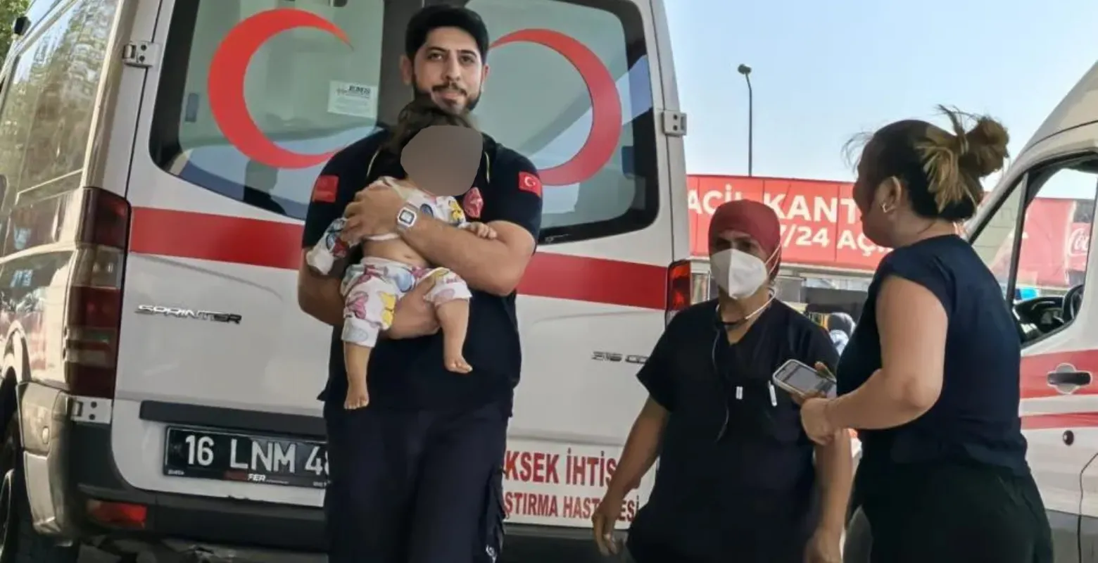 İnegöl'de maraş otu 1 yaşındaki bebeği hastanelik etti!